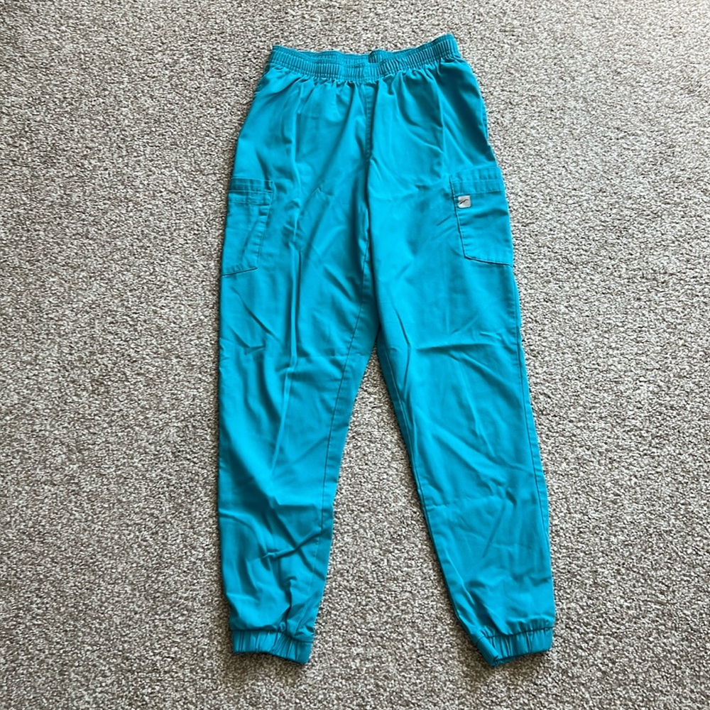 Teal buttersoft scrub joggers